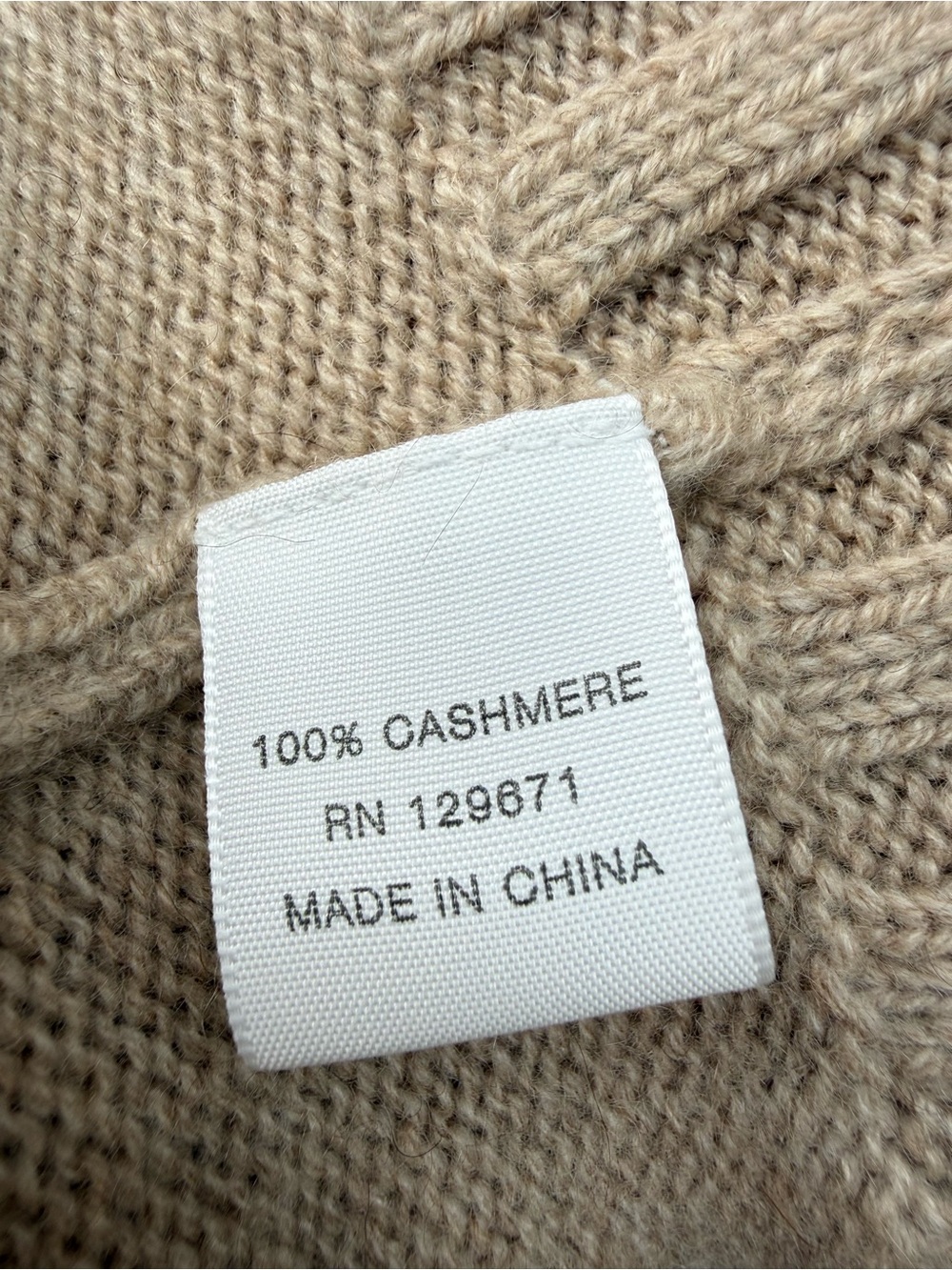 NakedCashmere 100% Cashmere Tilyn Cardigan in Flax, Never Worn - Picture 6 of 7